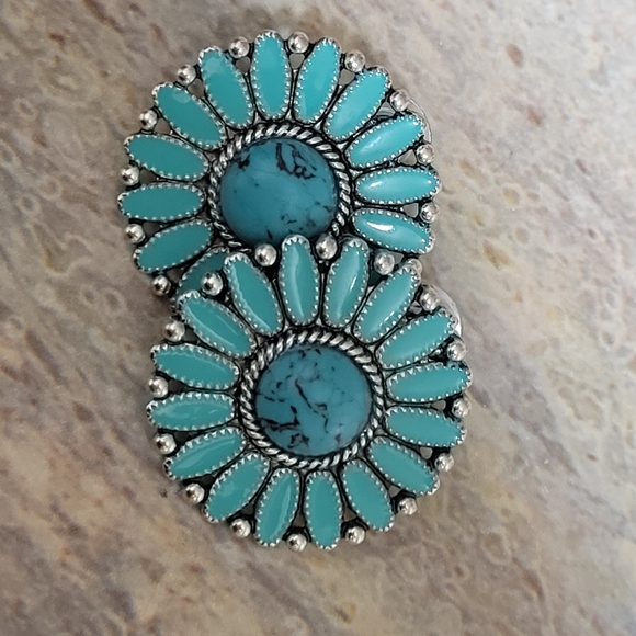 Turquoise earrings - Picture 1 of 3